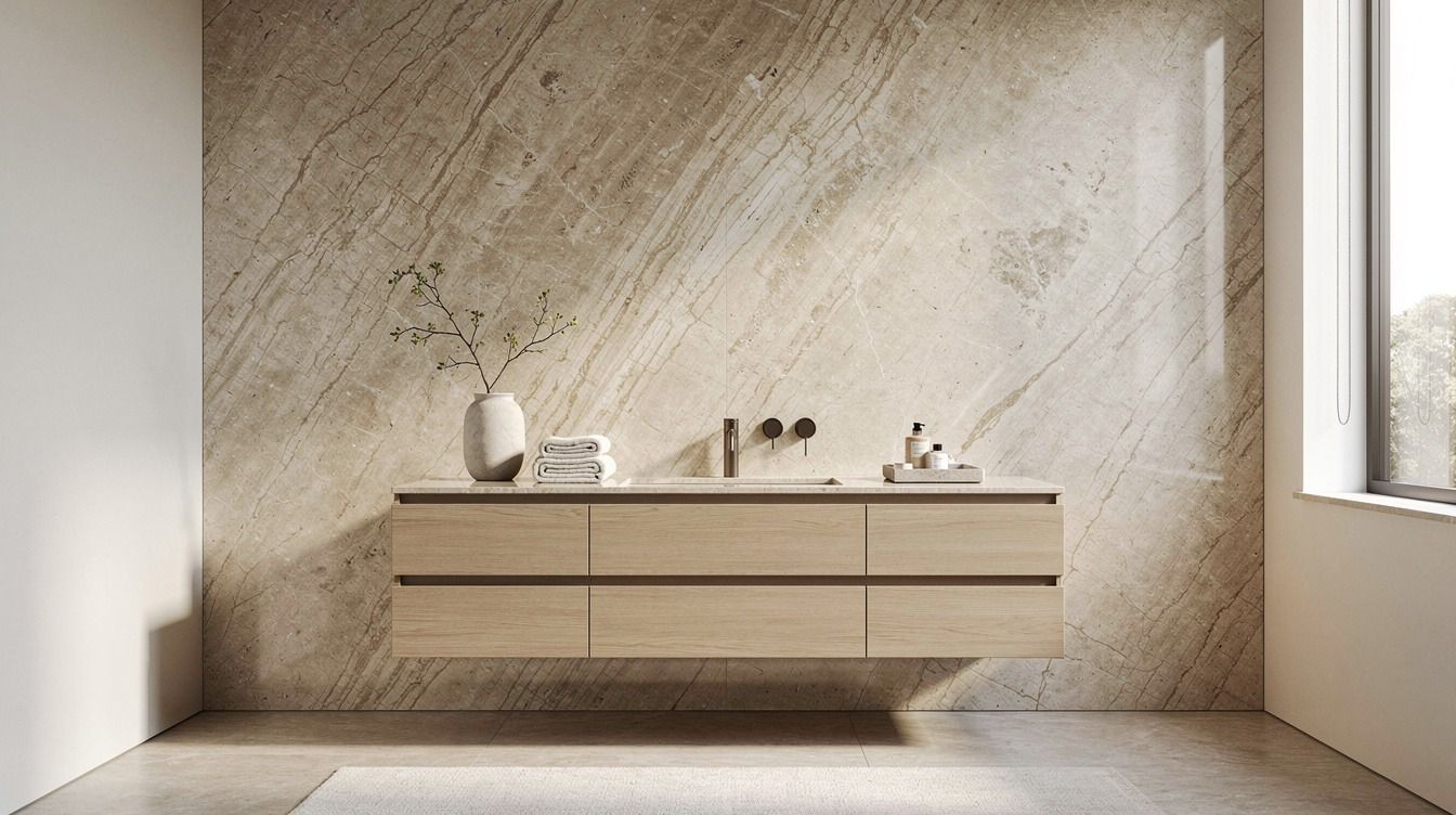 18 Limestone Bathroom Ideas That Prove It's the Warmest Neutral
