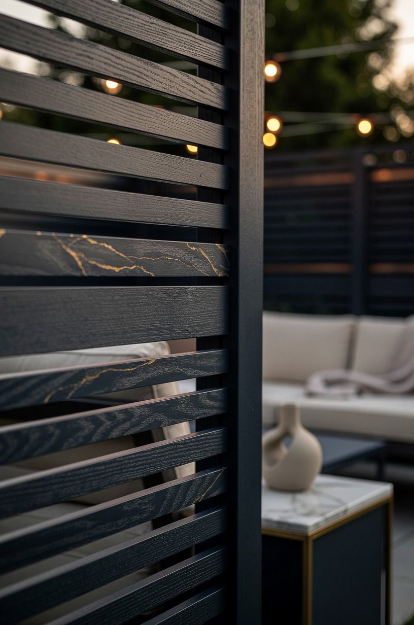 Can a Slatted Fence Panels Look Private Without Feeling Heavy?