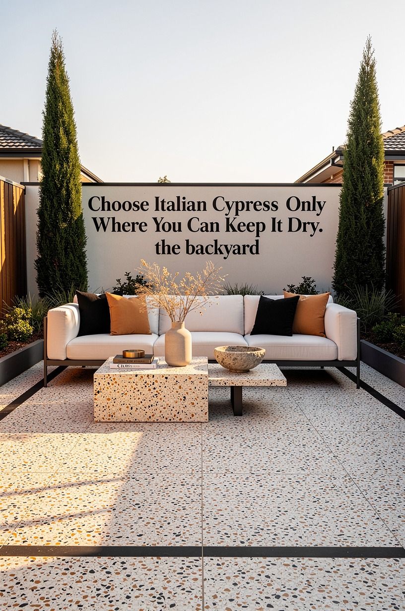 Choose Italian Cypress Only Where You Can Keep It Dry