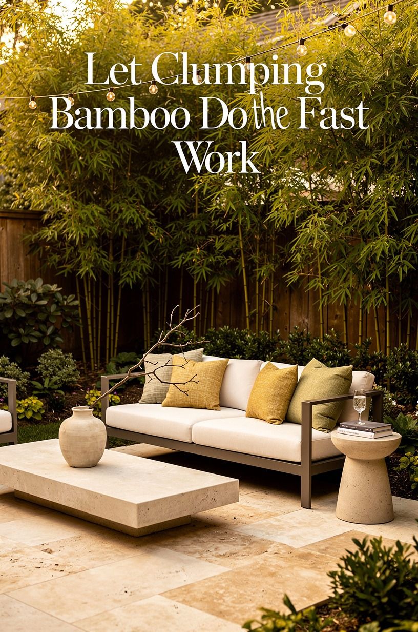 Let Clumping Bamboo Do the Fast Work