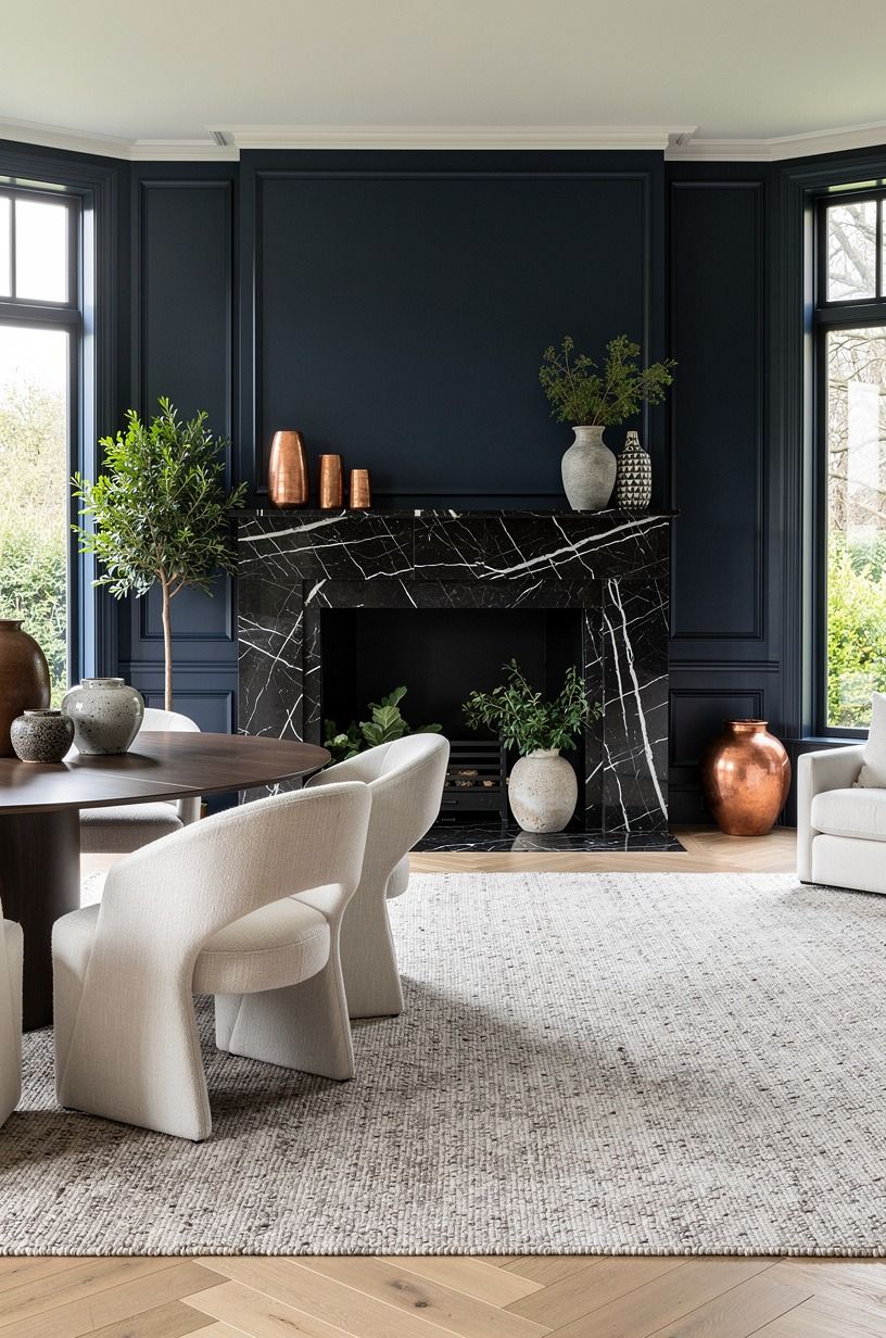 Let the rug mark the feast zone