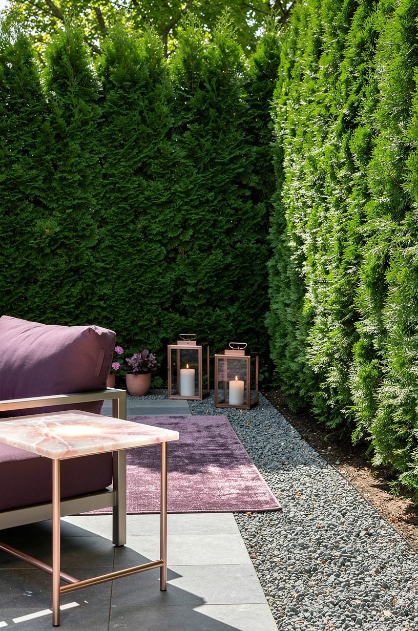 Plant Emerald Green Arborvitae for a Narrow Living Wall