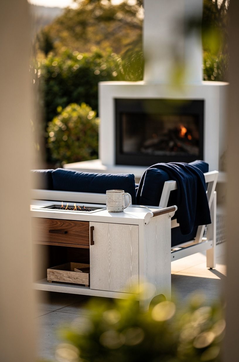 Swap a bulky grill for a fire-friendly cart