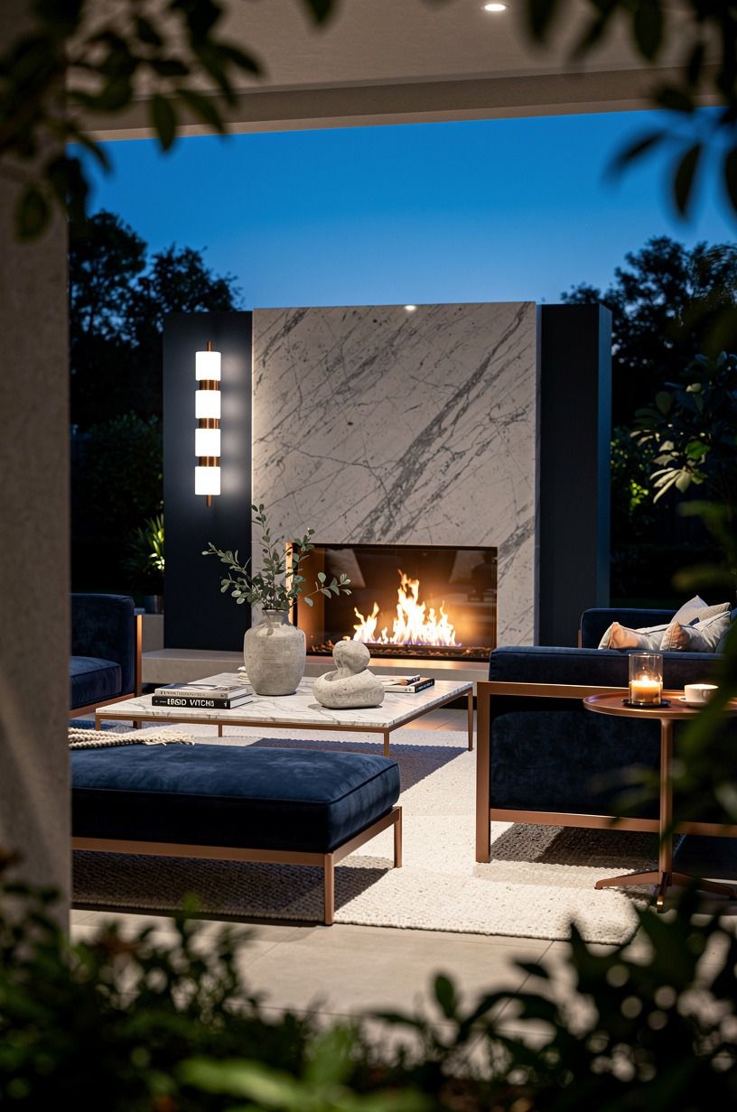 Use the Three-Height Light Stack after sunset