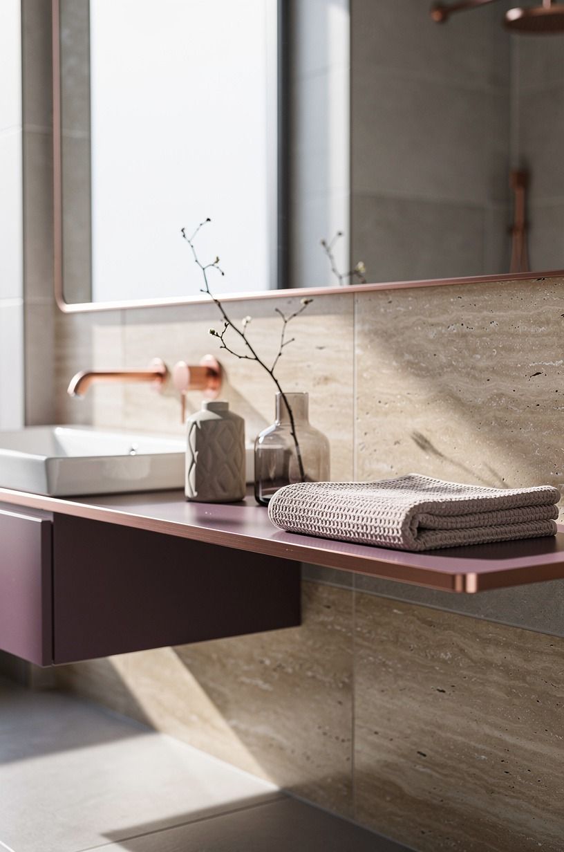 Add a Narrow Shelf at Vanity Height