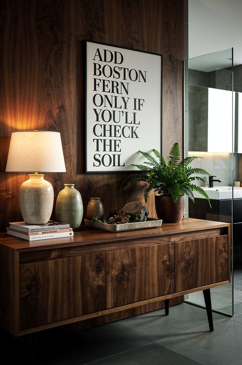Add Boston Fern Only If You’ll Check the Soil