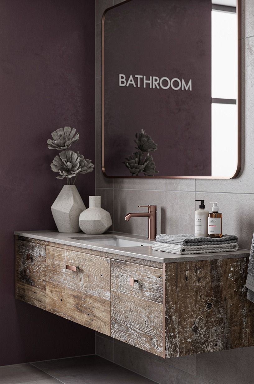 Anchor your vanity at 32 to 36 inches