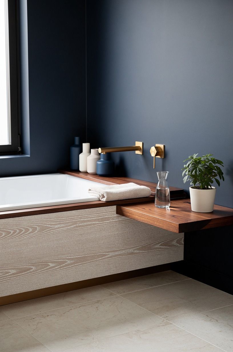 Build a bathing shelf with the Two-Wood Rule