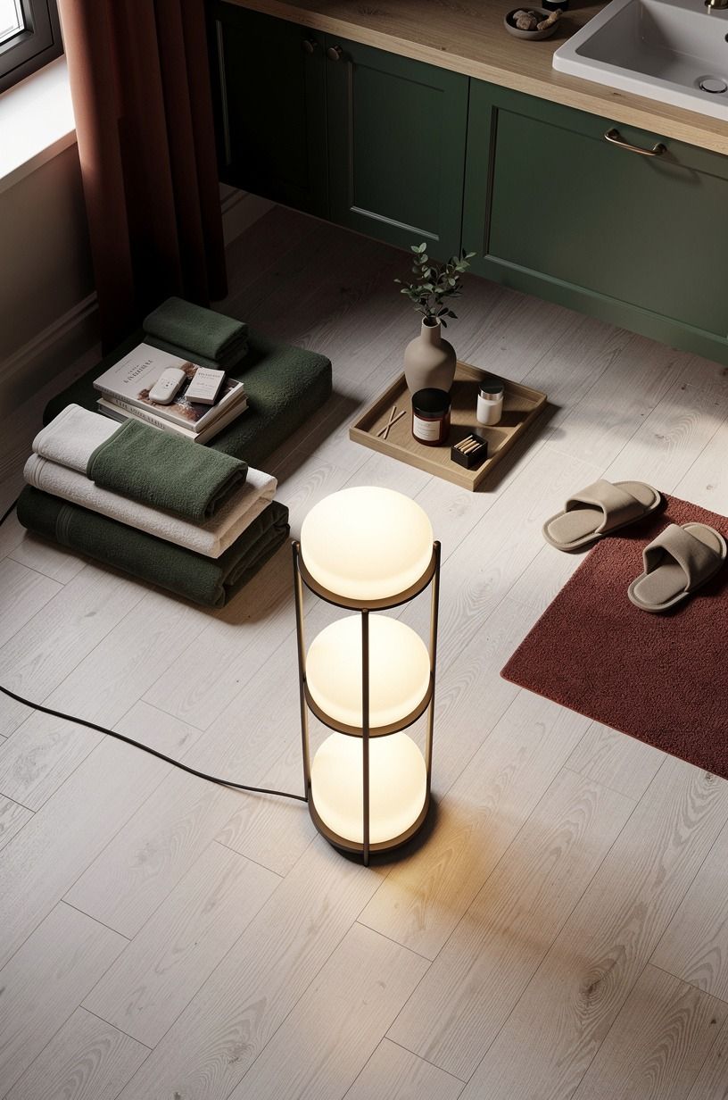 Build The Three-Height Light Stack around the floor