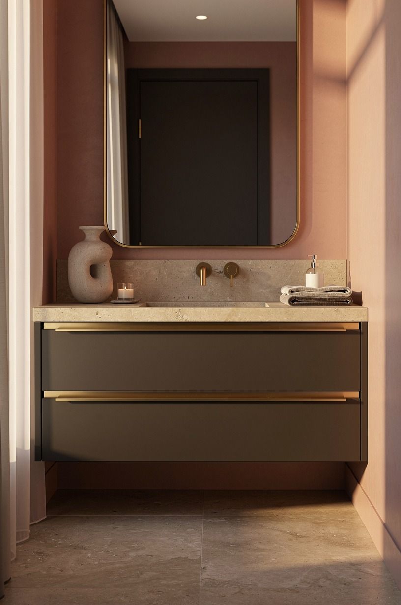 Build The Two-Height Drawer Rule into your vanity