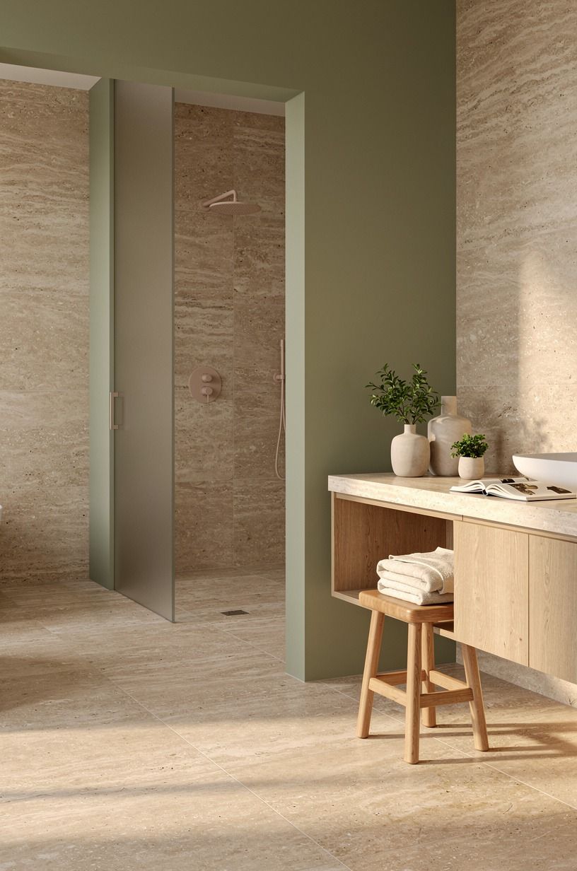 Choose tiles that look like stone only if the budget says so