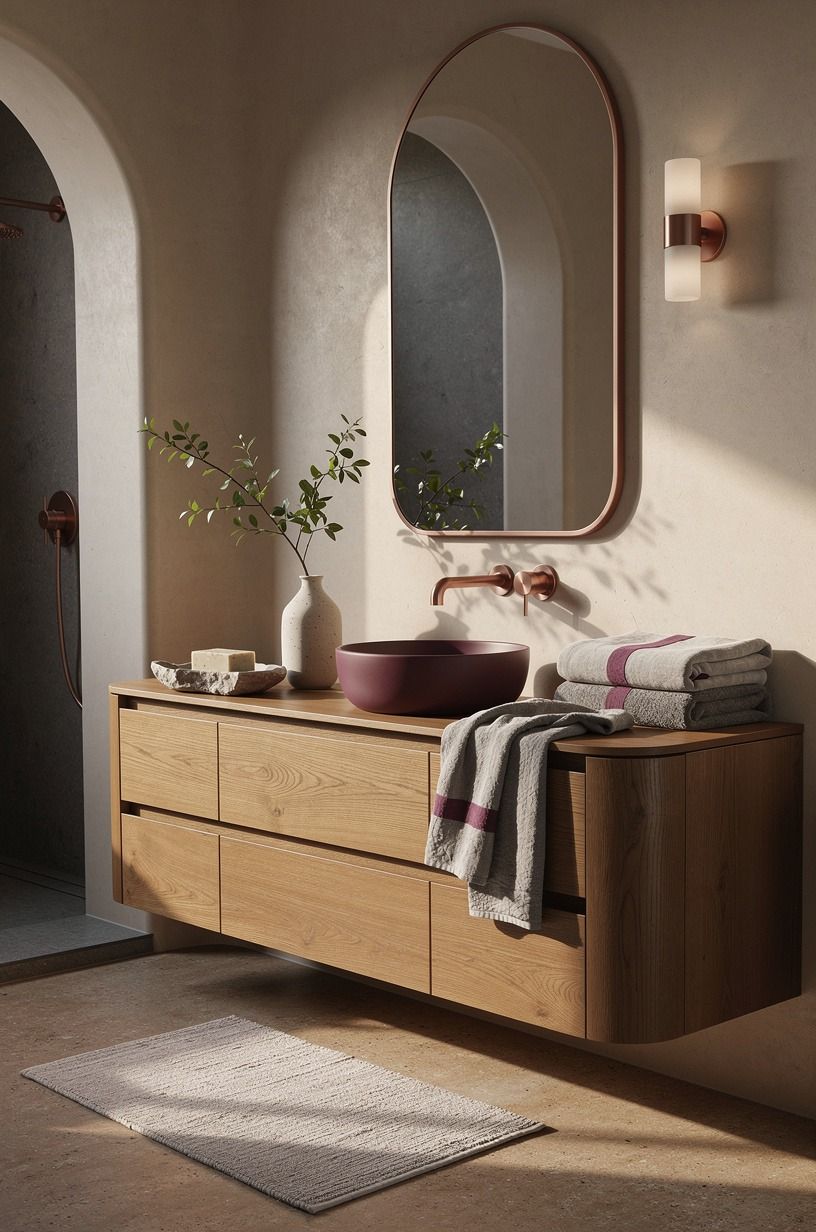 Choose warm wood over another gray finish