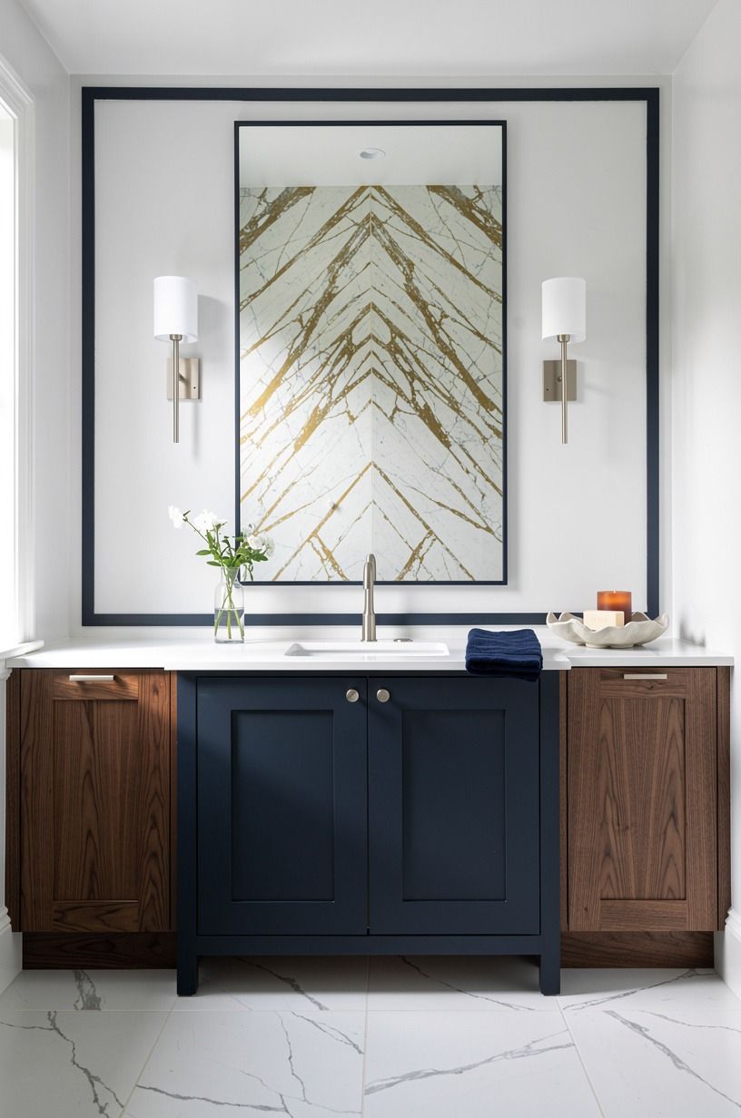 Could your shower wall carry the contrast?