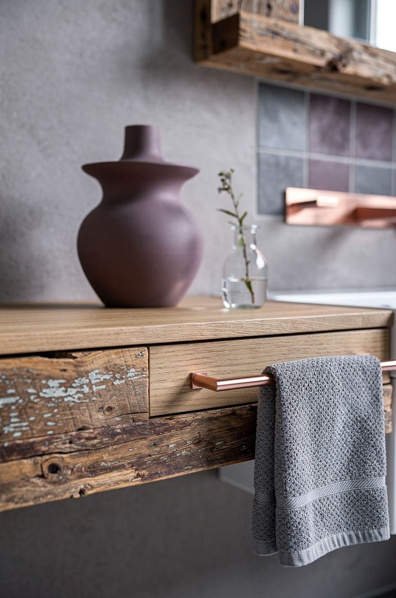 Float a 32-Inch Oak Vanity