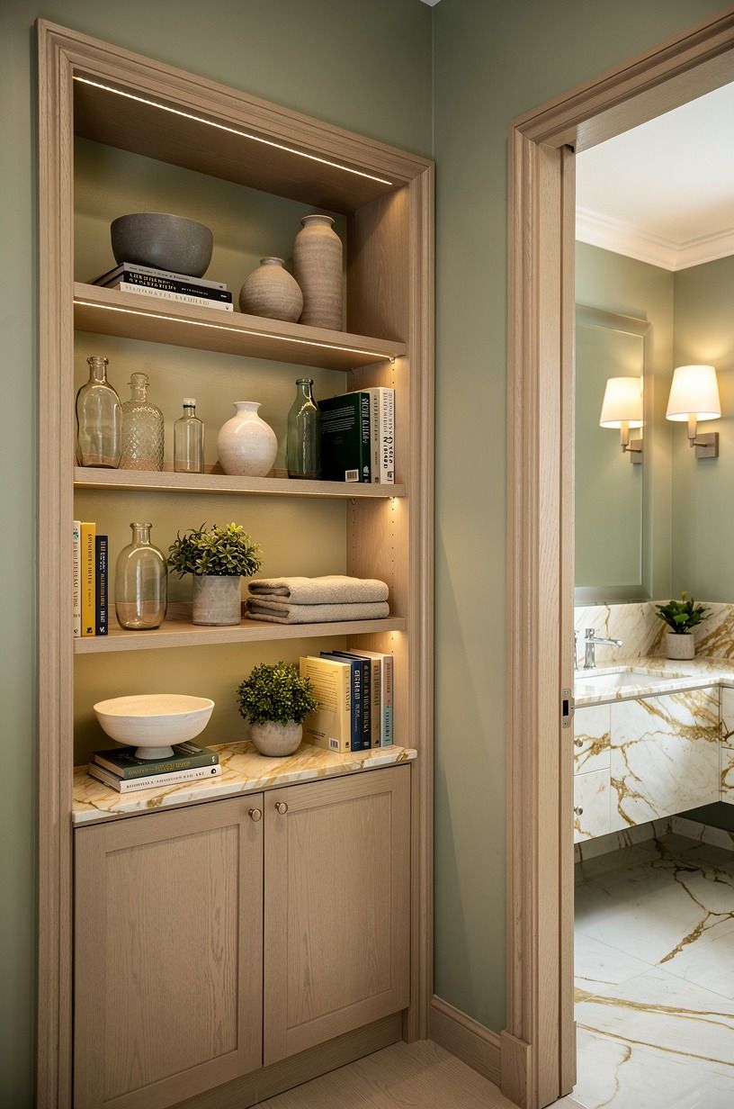 Frame Open Storage With One Honest Shelf
