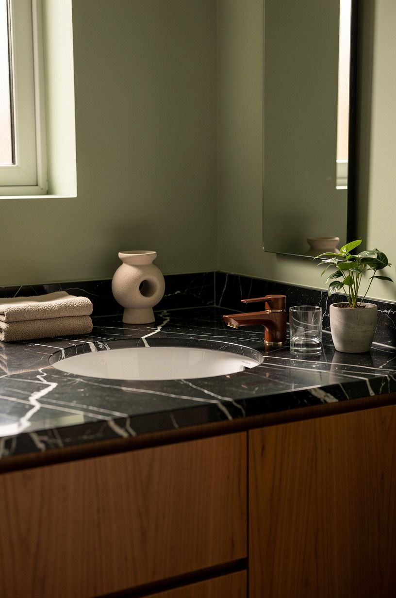 Frame the sink with The Quiet Arch Method