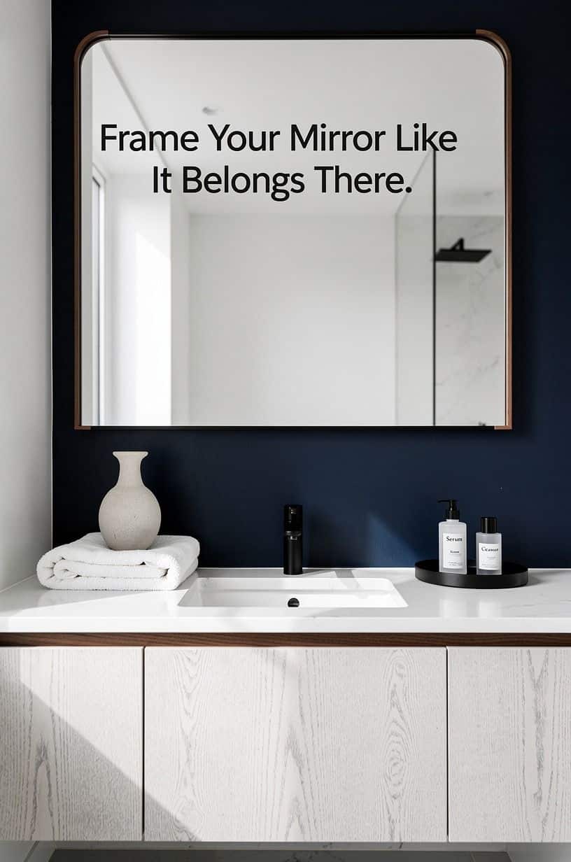Frame Your Mirror Like It Belongs There