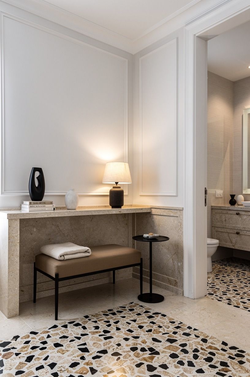 Go for limestone over fake marble