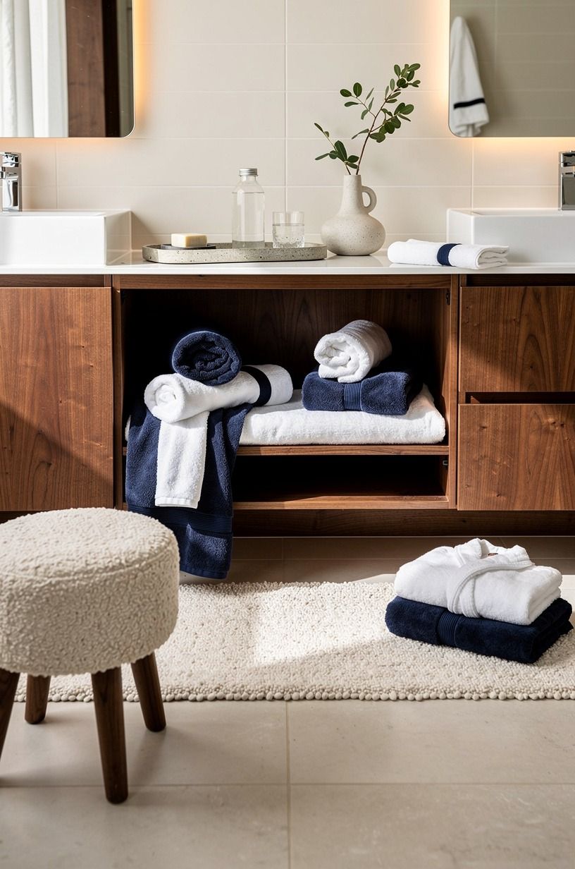 Layer textiles with the Hotel-Towel Edit