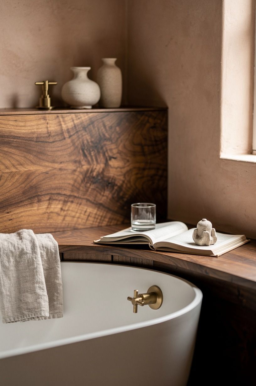 Let a 60x30 tub stay visually quiet (instead of a giant focal point)