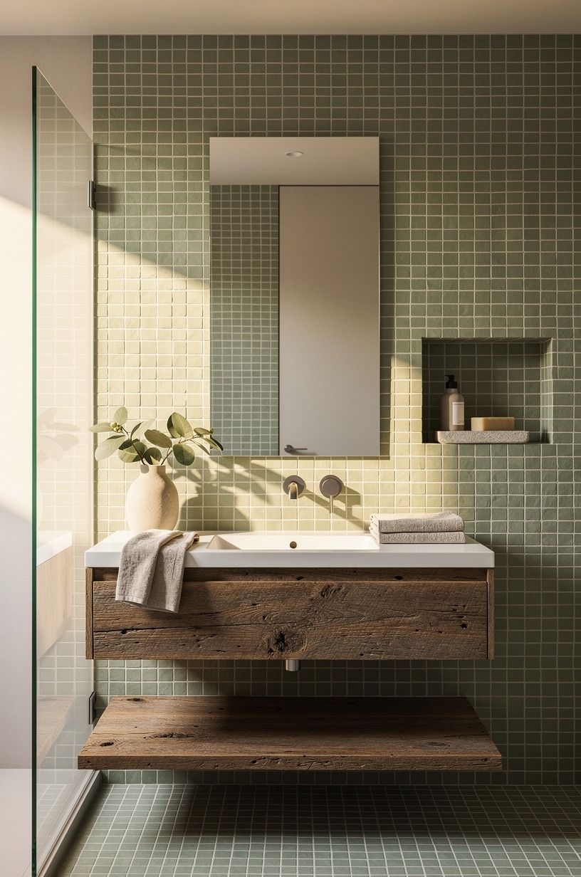 Let handmade zellige beat flat subway tile