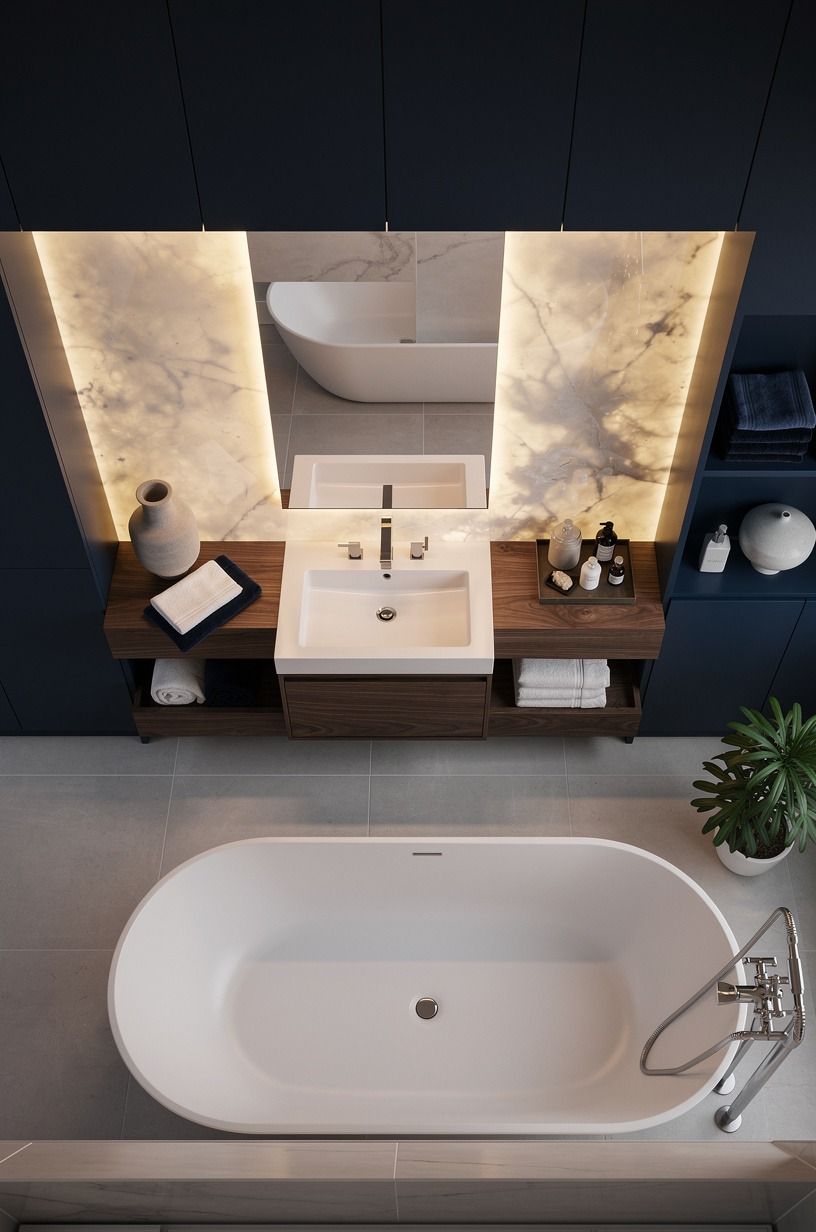 Let the Seamless Wall Rule do the visual work