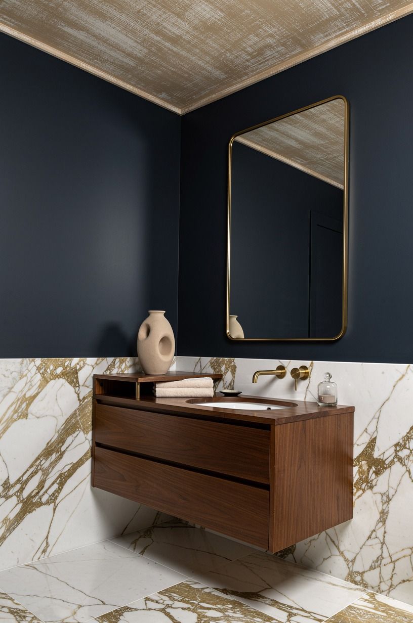 Measure the fifth wall before choosing a limewash color