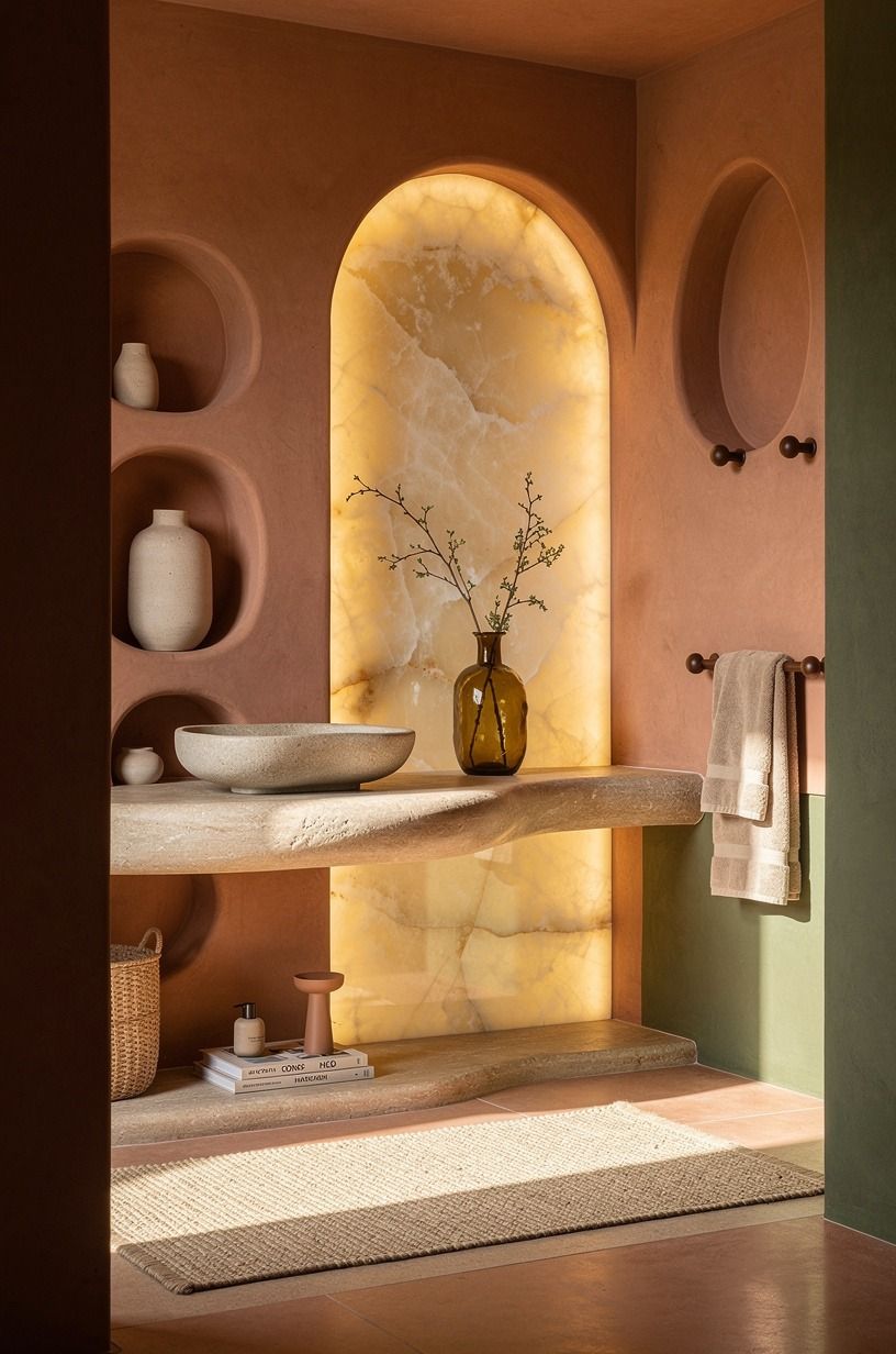 Mix a moody paint color into the room next door
