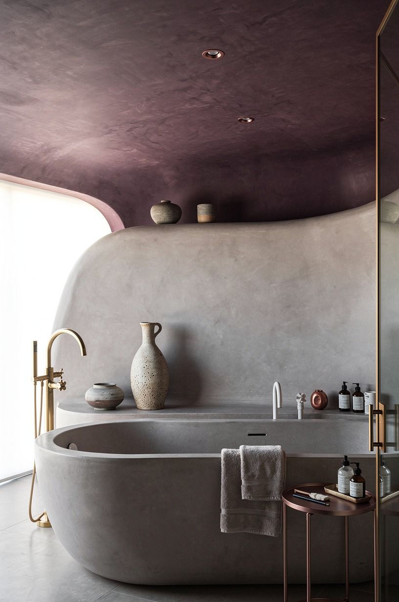 Paint the ceiling for a moody soak