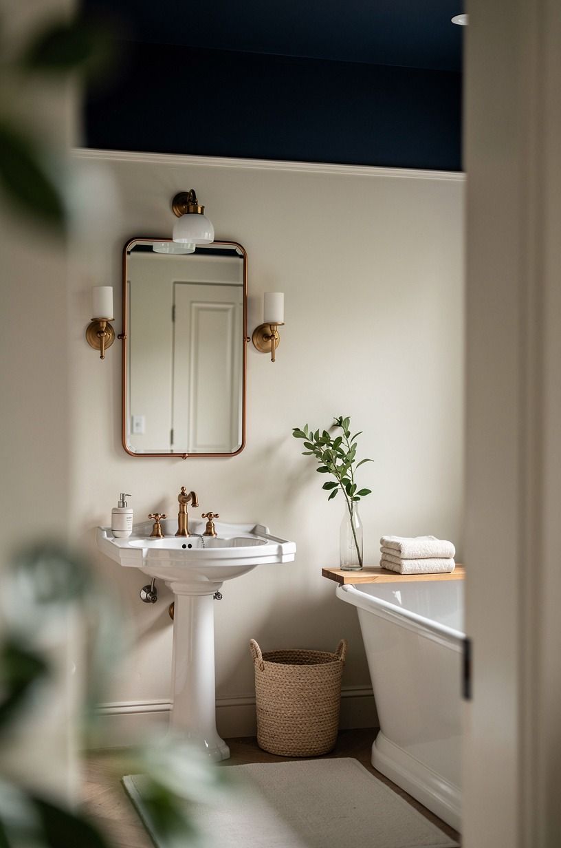Paint the ceiling instead of adding more tile