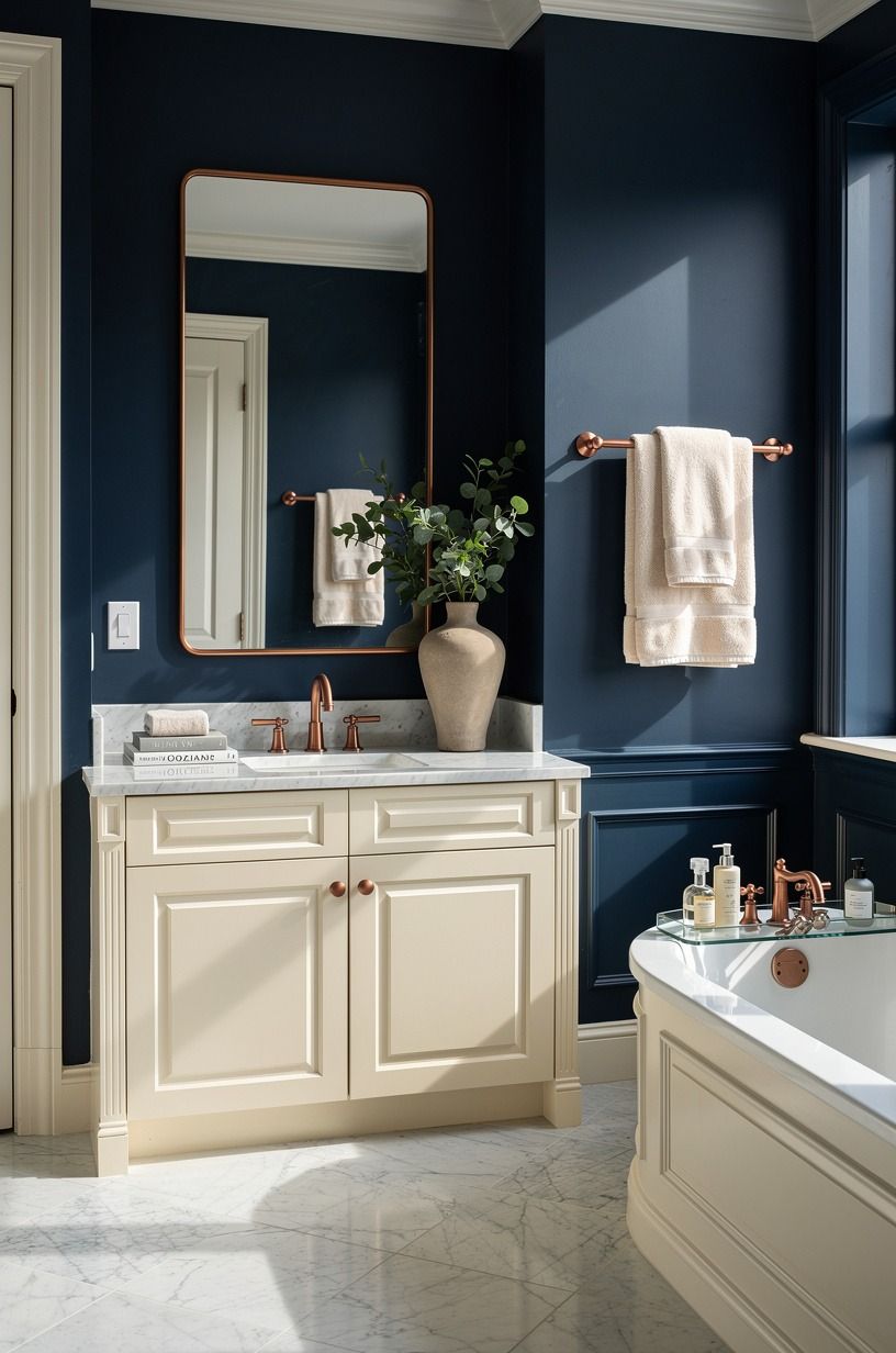 Paint the walls like a spa, then stop adding gray