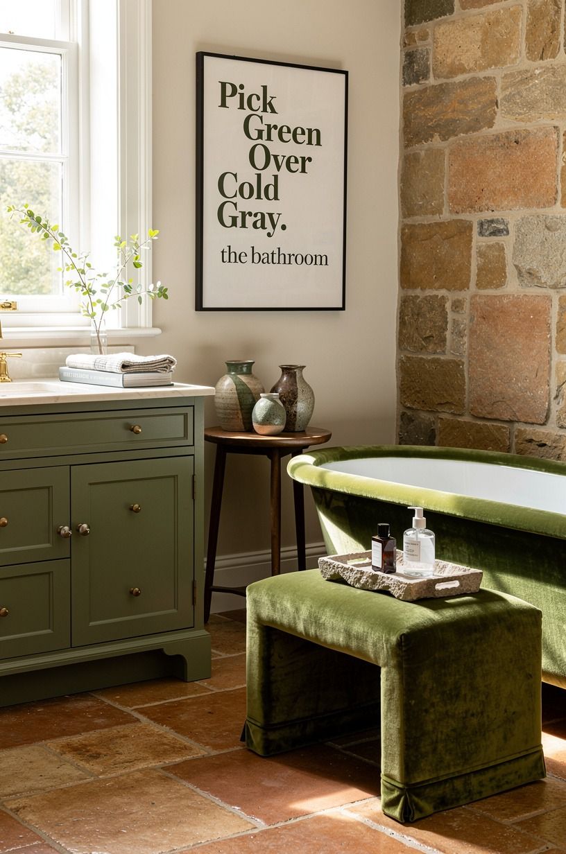 Pick Green Over Cold Gray