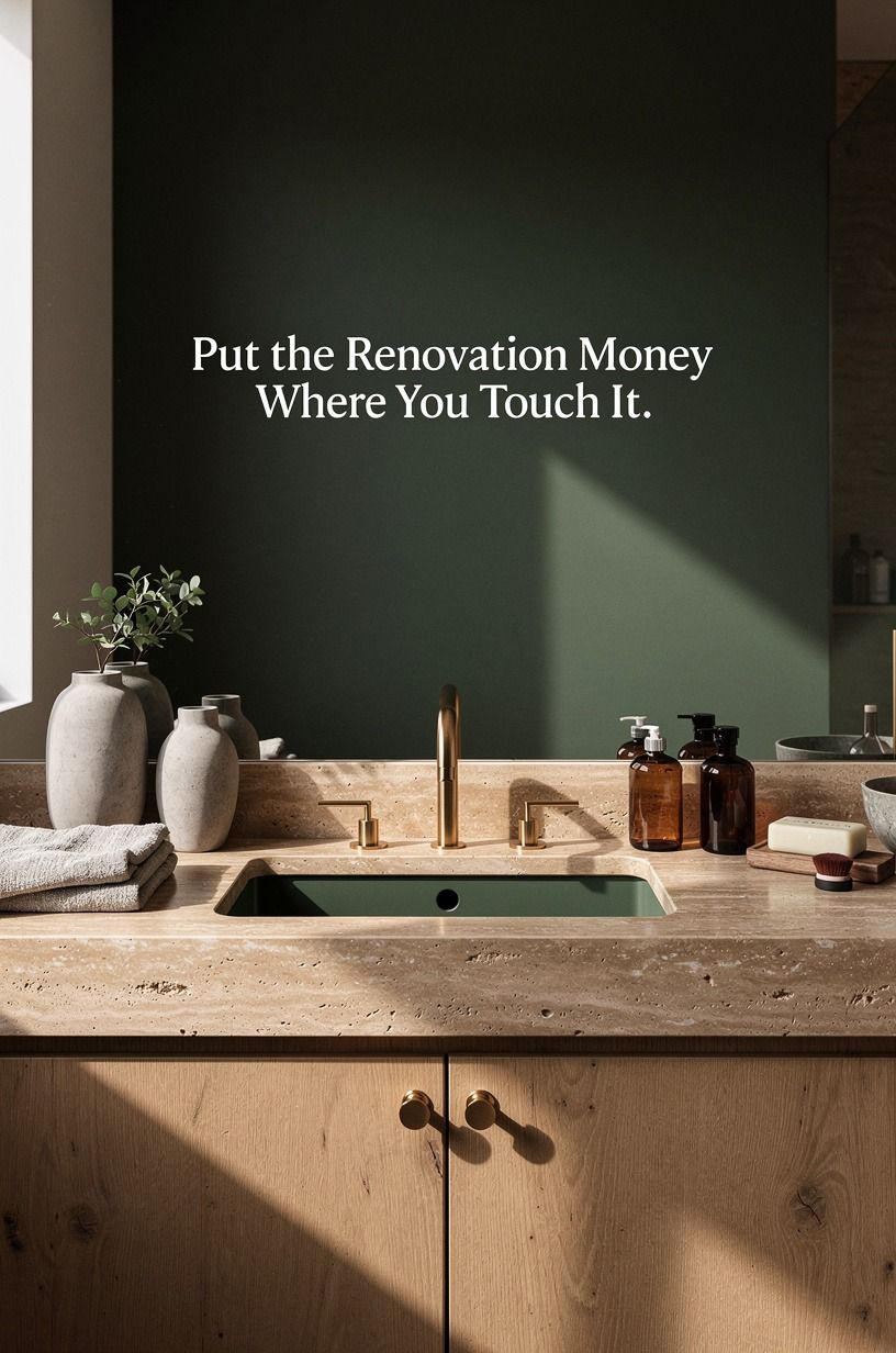 Put the Renovation Money Where You Touch It