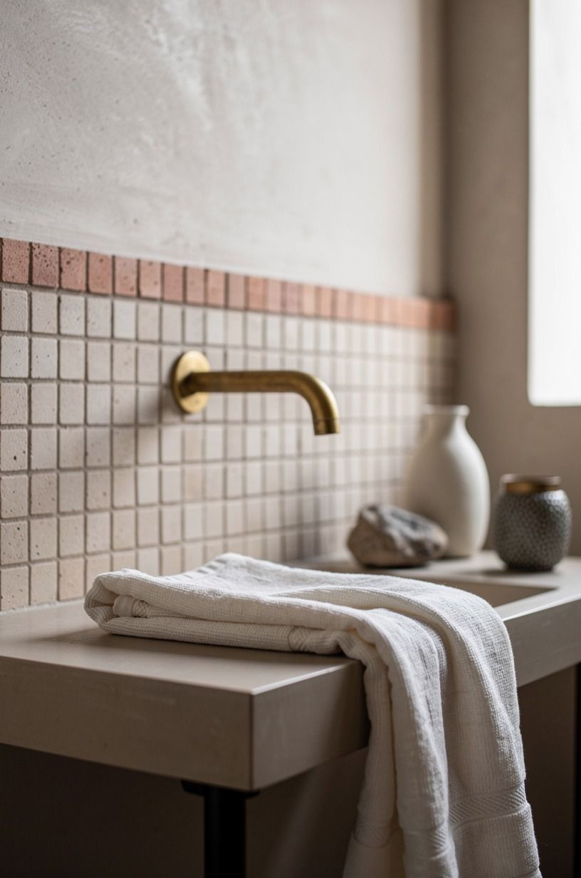 Skip subway tile and choose a quiet zellige border