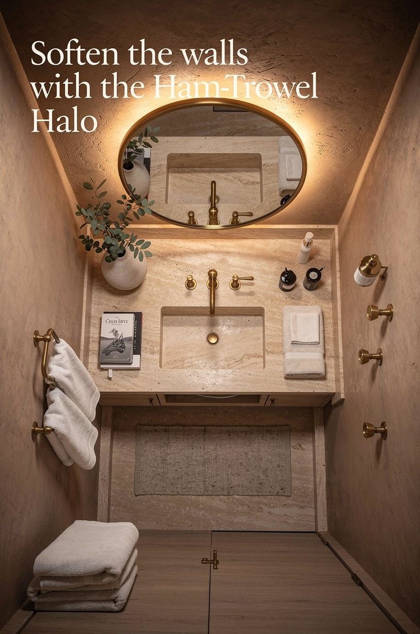 Soften the walls with the Hand-Trowel Halo