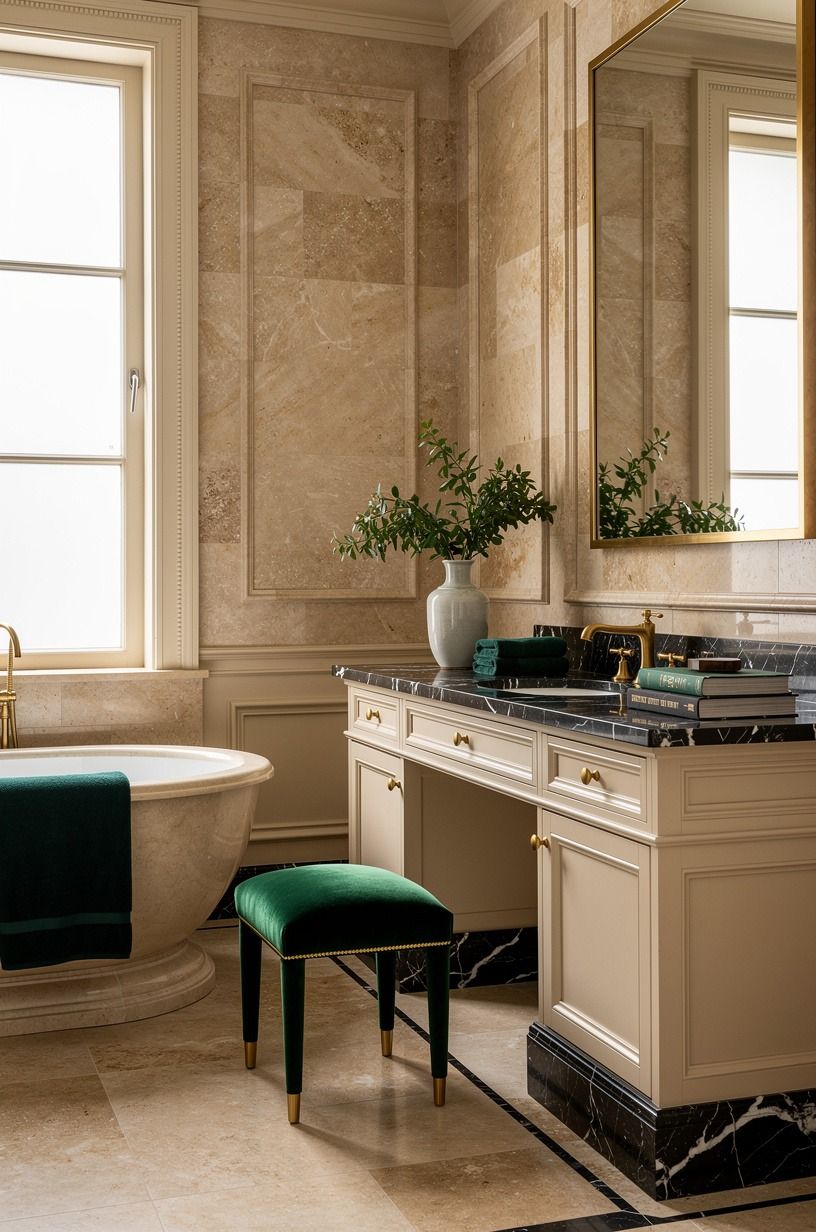 Start with limestone that has visible warmth