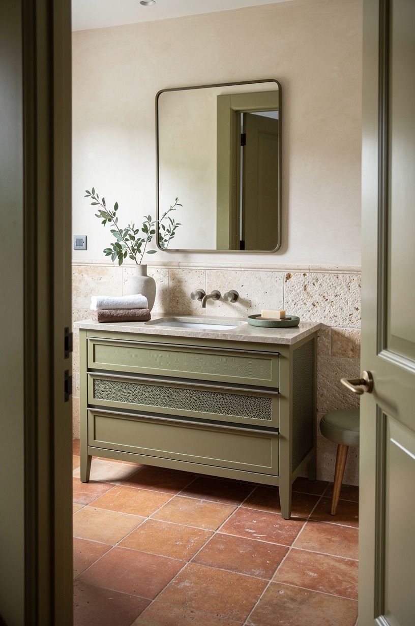 Swap a standard vanity for a drawer-first model