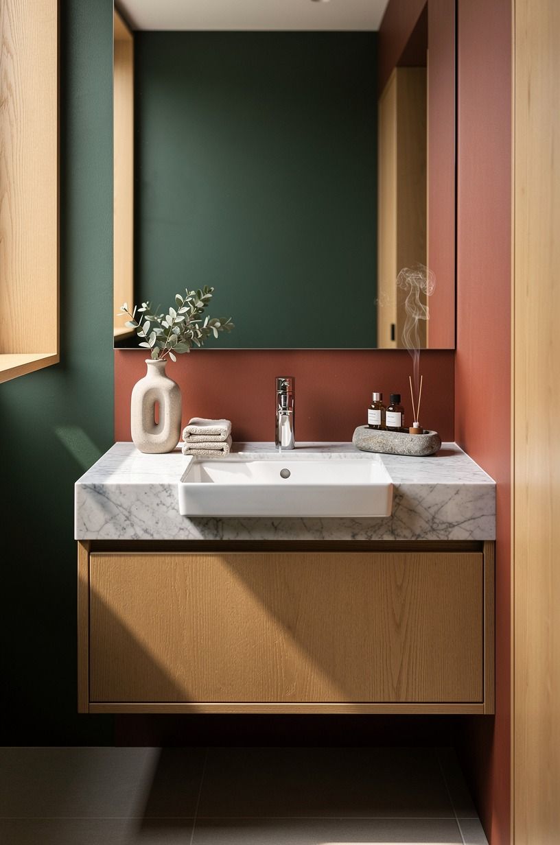 Use the 32-to-36-inch vanity zone well