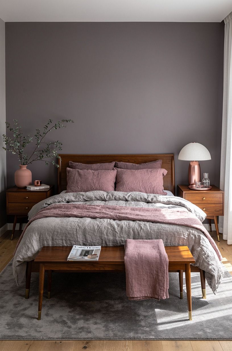 I Chose the Mattress Before I Chose the Paint, plum palette