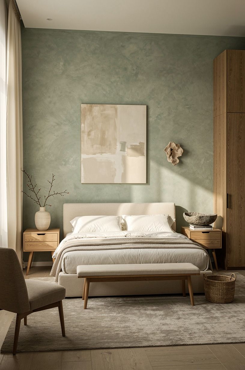 I cleared the dust collectors before buying anything, sage green palette