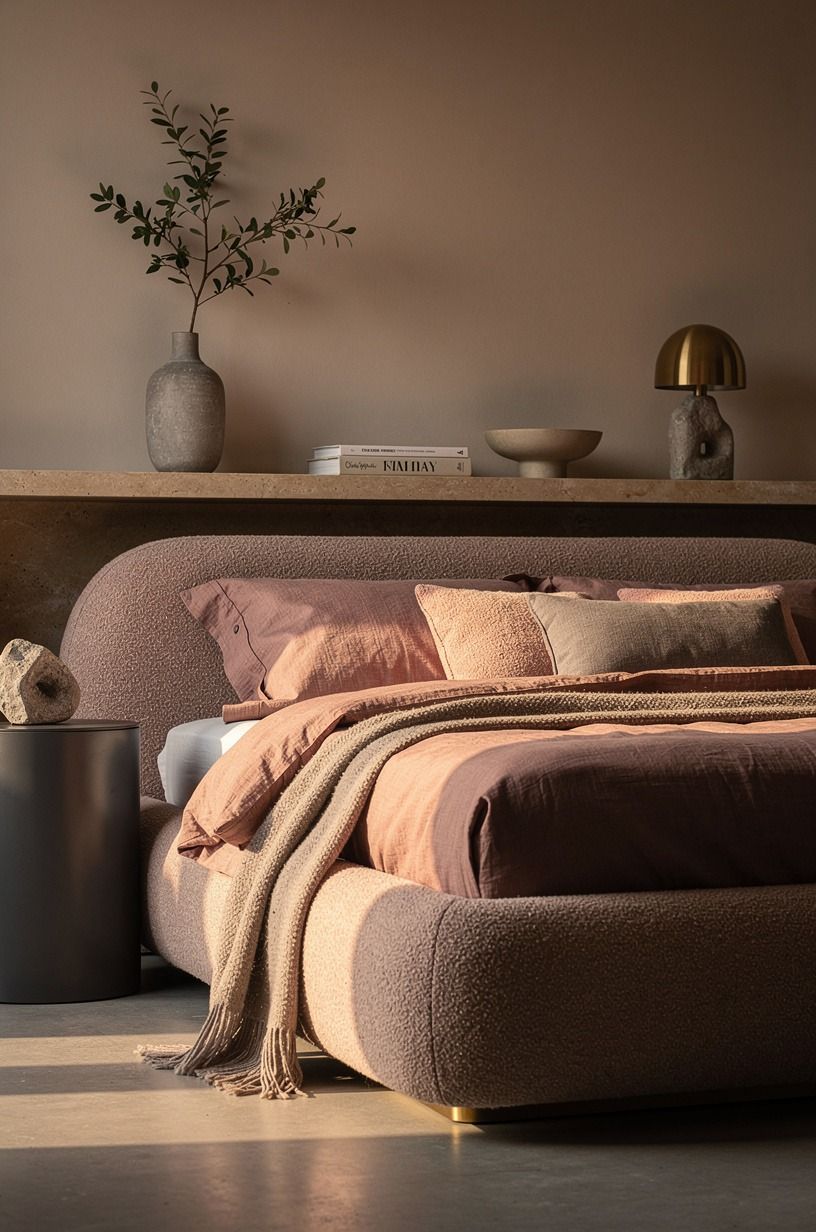 I Fixed the Light and the Distance From the Bed, dusty rose palette