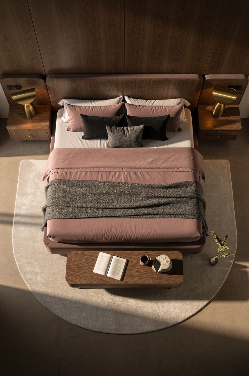 I spent the serious money where I sleep, dusty rose palette