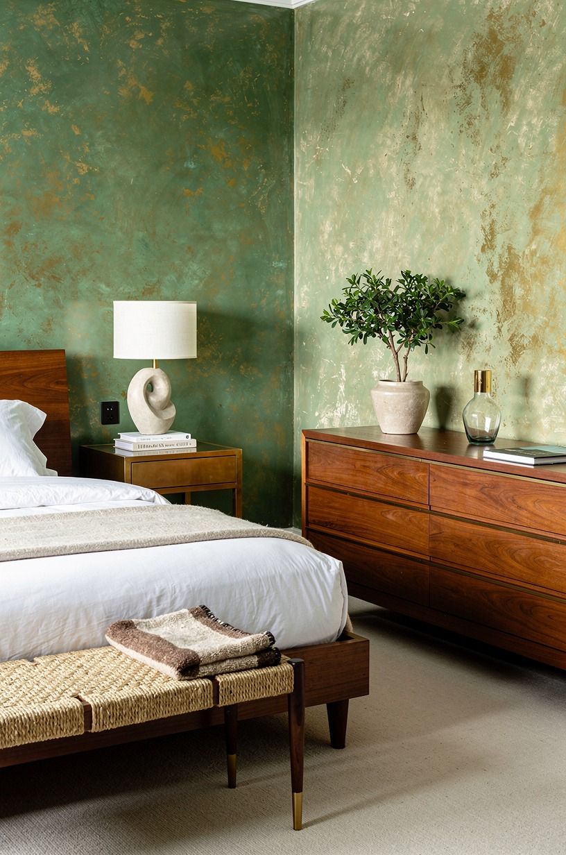 I used light like a renter, not an owner, emerald palette