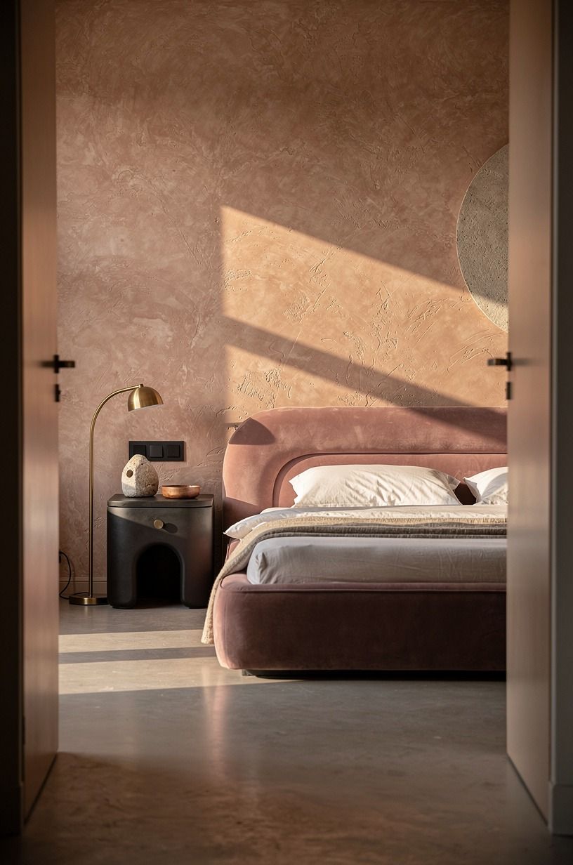 The moment I admitted my bedroom wasn’t helping, dusty rose palette