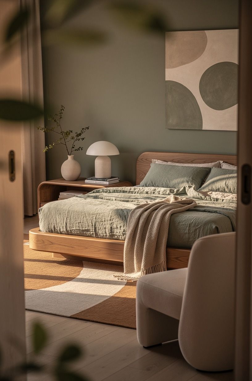 The moment I admitted the room wasn't working, sage green palette