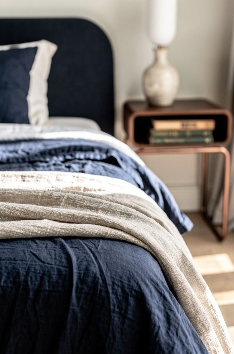 The moment I admitted the room wasn’t working, midnight blue palette