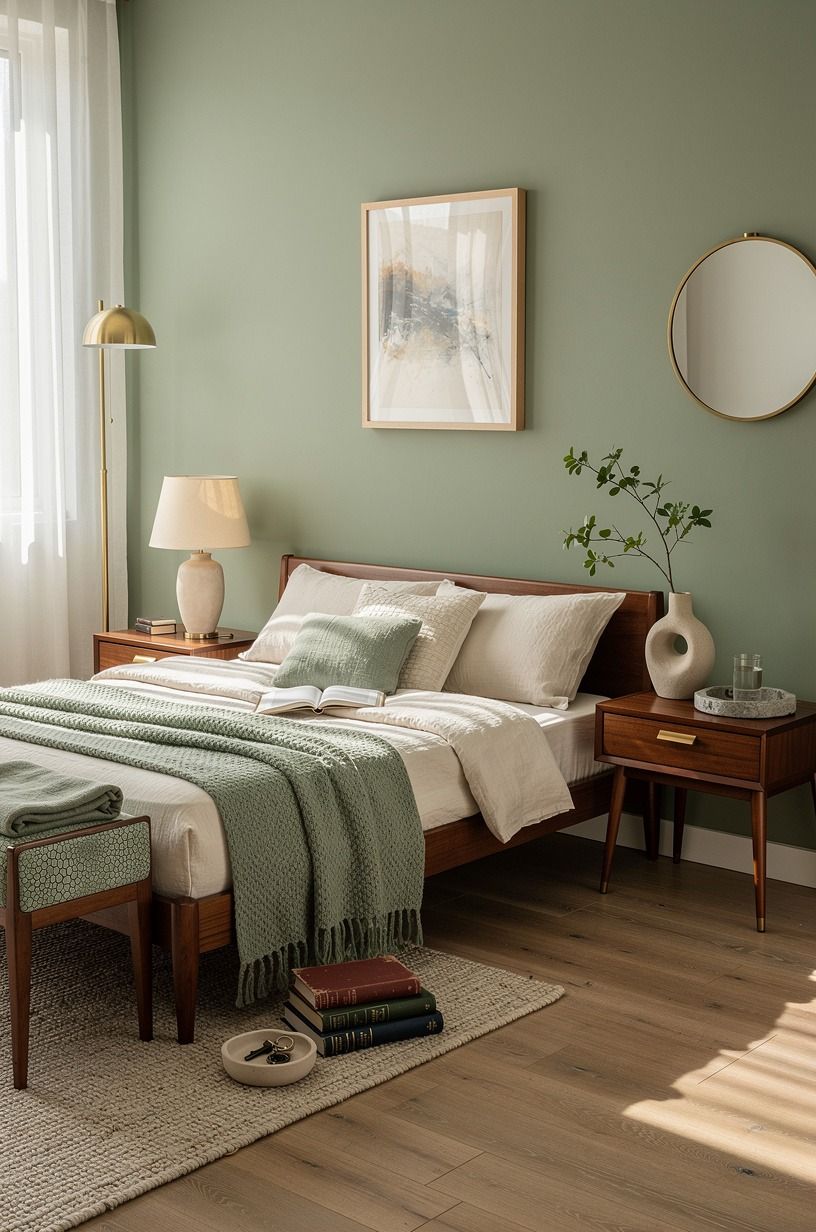 The moment I admitted the room wasn’t working, sage green palette