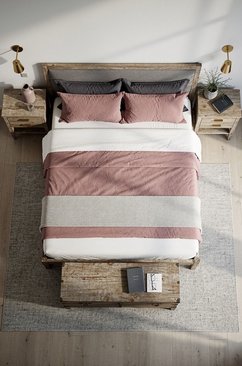The moment I stopped blaming the mattress, dusty rose palette