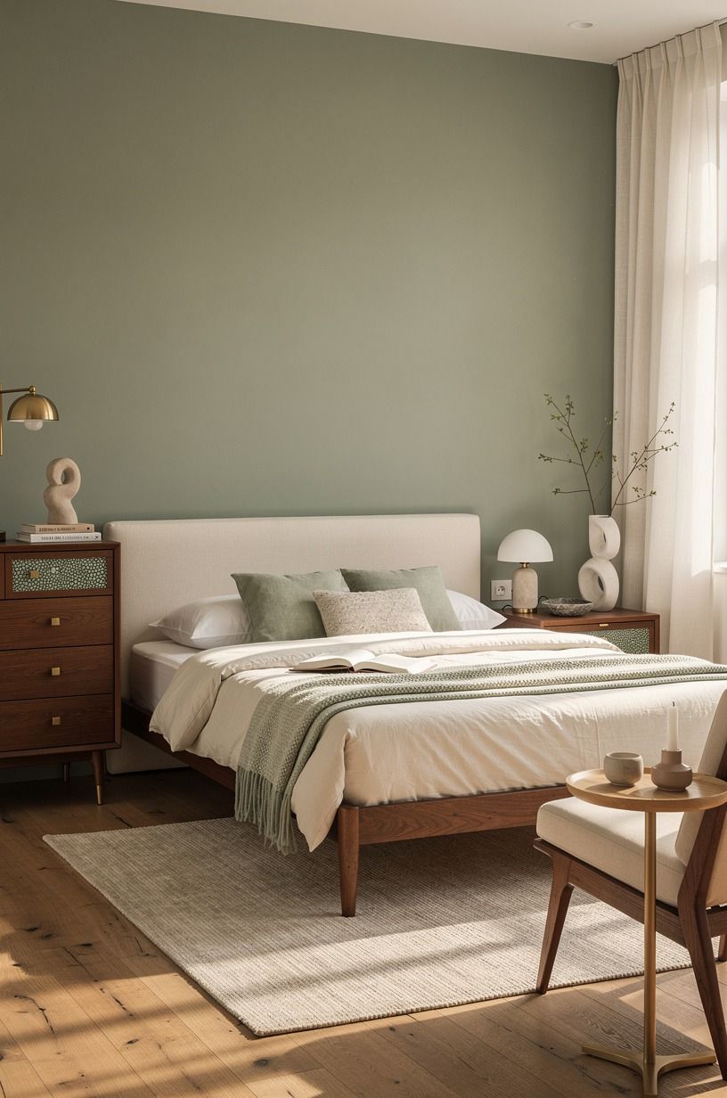 The moment I stopped pretending the old room worked, sage green palette