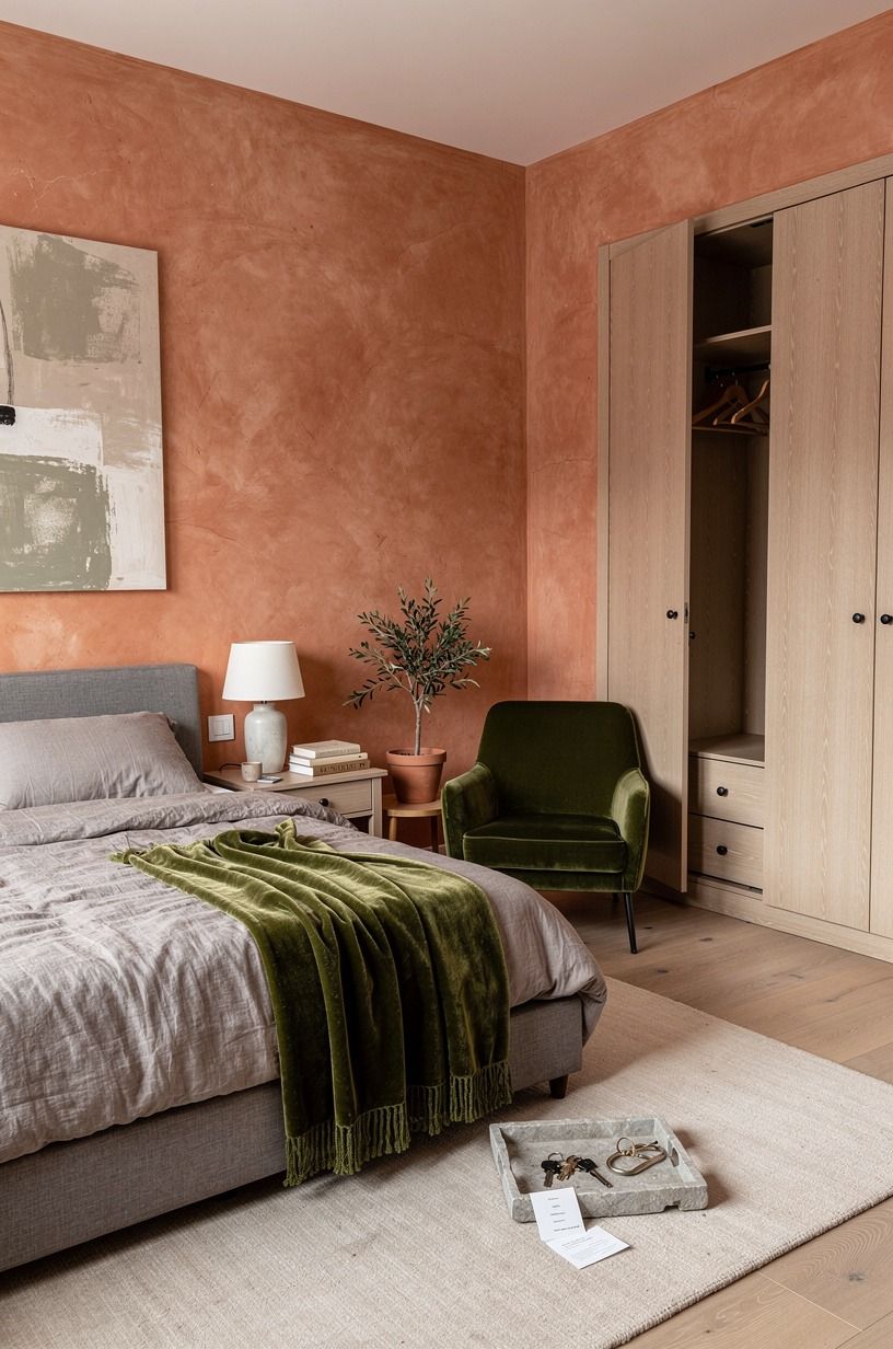 The moment my bedroom stopped feeling like mine, terracotta palette
